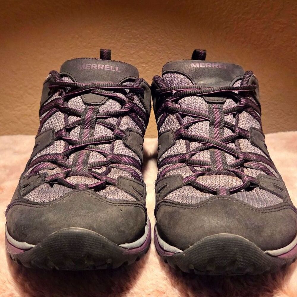 Merrell Womens Siren Sport 3 Hiking Shoes Size 9.5W Black/Blackberry - Picture 4 of 6